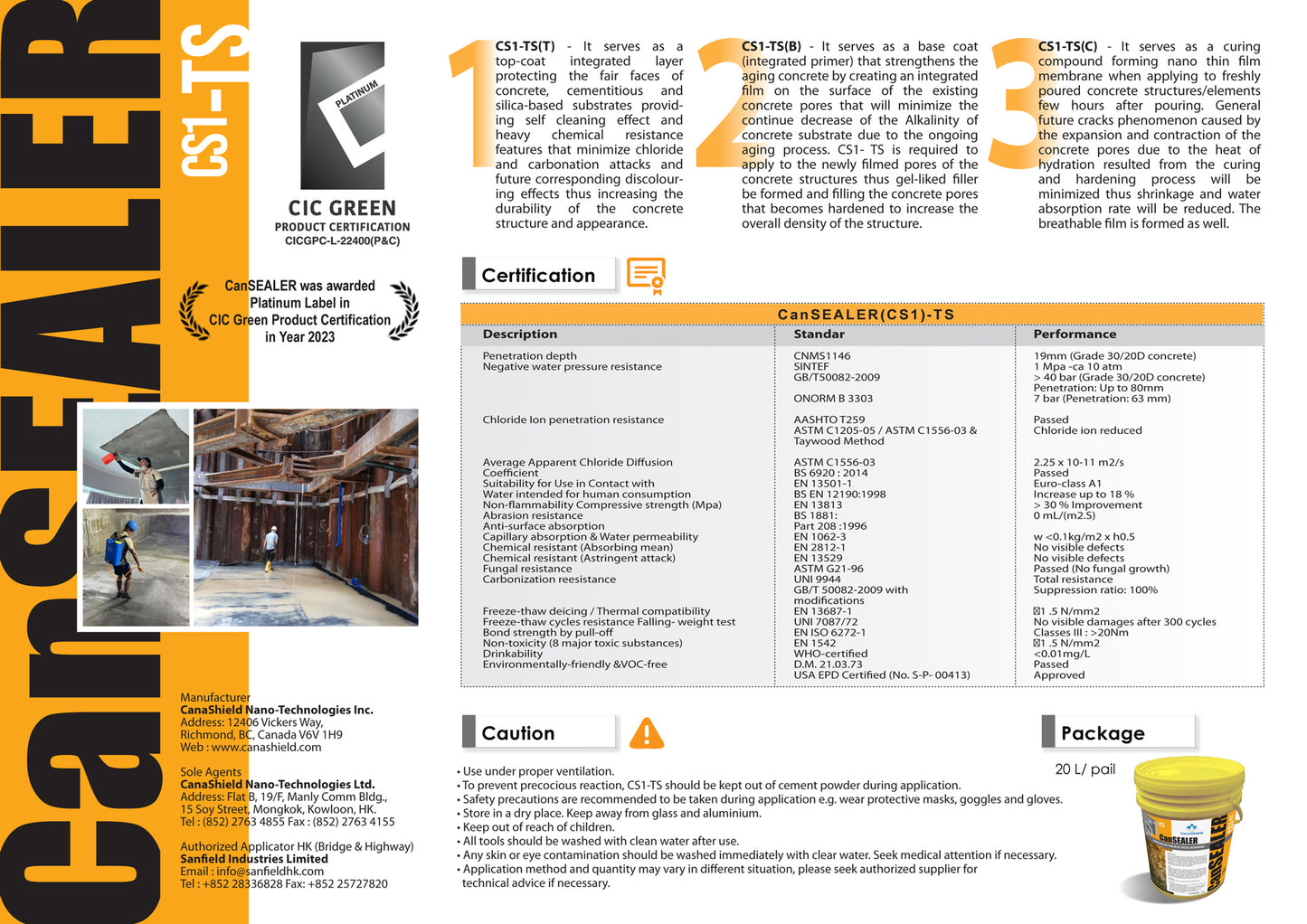 CanSEALER CS1-TS (20L)